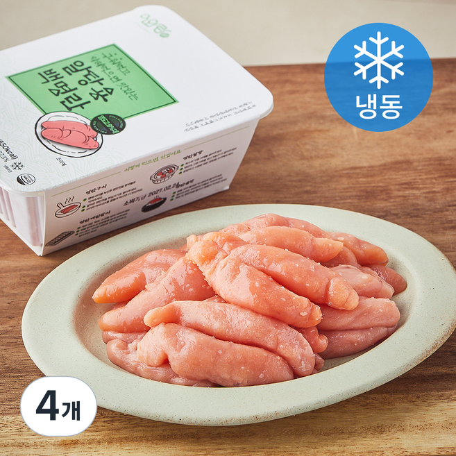 어와란 알탕용 백명란 (냉동), 500g, 4개