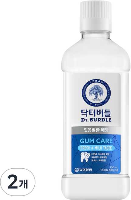 닥터버들 검케어 가글, 750ml, 2개