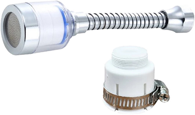 水龍頭過濾器 軟管過濾器 + 轉接頭, 2組