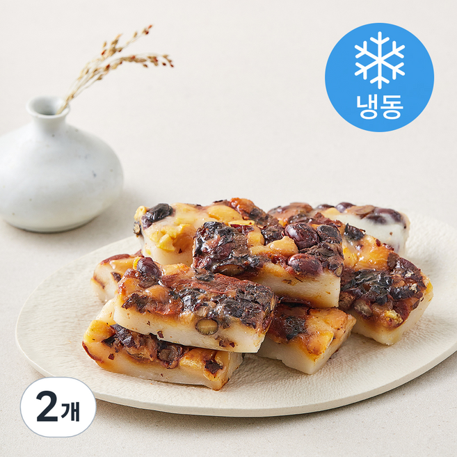 떡집소년 수제 영양 찰떡 (냉동), 40g, 2개, 8개입
