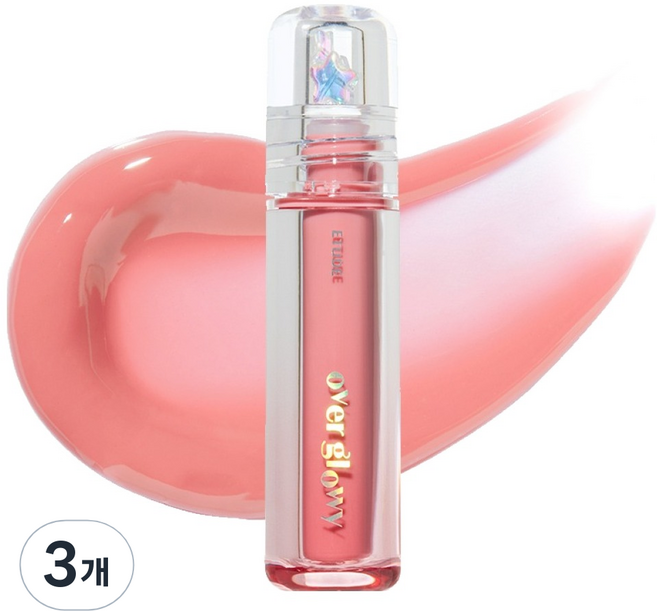 에뛰드 오버 글로이 글로스, 01 스위티 크림, 3개