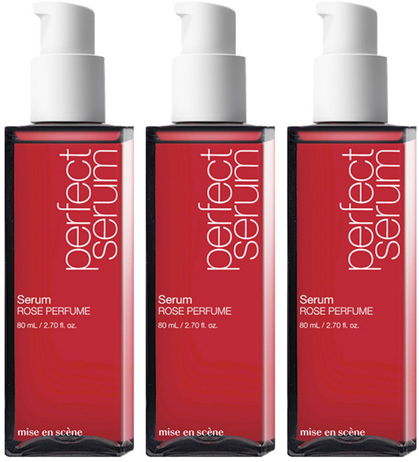 mise en scene 魅尚萱 完美修護護髮精油 玫瑰版, 80ml, 3瓶