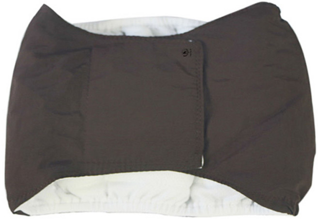 딩동펫 강아지 방수 매너벨트 브라운, 중형, 1개입, 1개