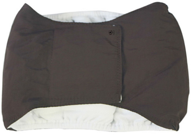 딩동펫 강아지 방수 매너벨트 브라운, 대형, 1개입, 1개