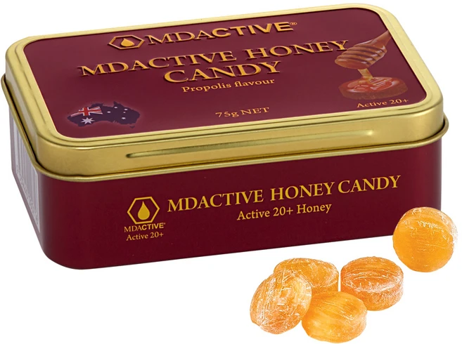 닥터내츄럴 엠디엑티브 허니 캔디, 75g, 1개 - 쿠팡