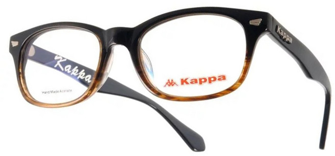 Kappa 雙色風格方框光學眼鏡 KP1033_BKW