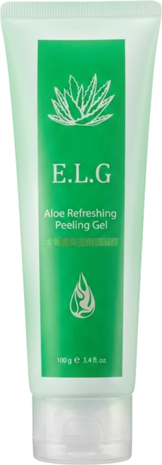 E.L.G 依洛嘉 蘆薈清爽去角質凝膠, 100g, 1條
