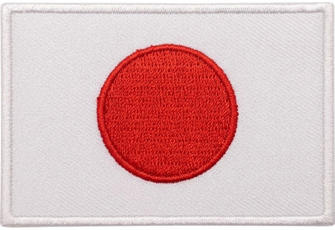 A-ONE 國旗刺繡布貼 1.5g, 日本, 1個