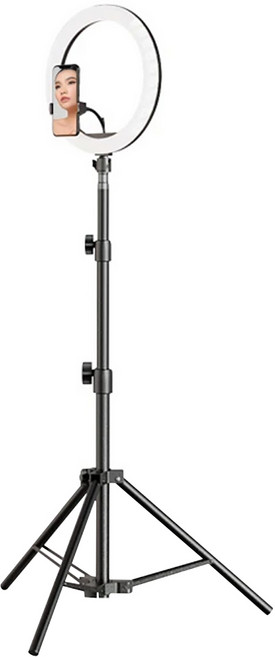 Neon 台灣霓虹 手機自拍三腳架美顏補光燈 26cm, 1個