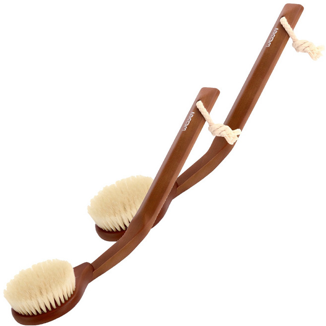 WESSEN 樺木2D 身體刷, 2個, 灰色, 1入