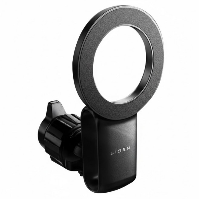 LISEN 李森 日月 MagSafe 磁吸支架 130g, 黑色, 1個