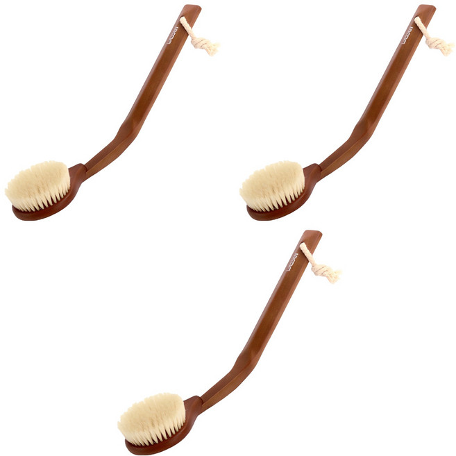 WESSEN 樺木2D 身體刷, 3個, 灰色, 1入