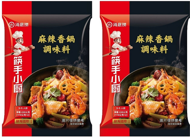 海底撈 麻辣香鍋調味料 2入 Set 3~5人份, 220g, 2袋