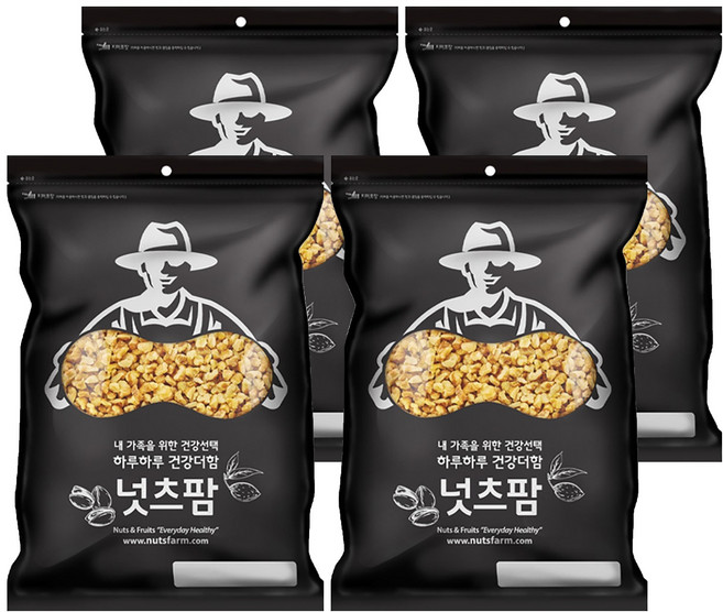 넛츠팜 호두 분태, 400g, 4개
