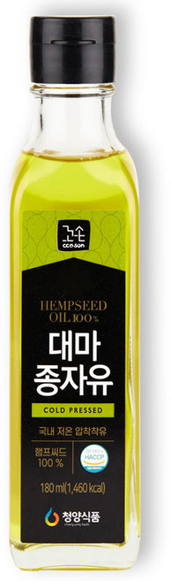 꼬손 대마종자유, 1개, 180ml