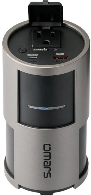 omars AC攜帶式交直流行動電源 NOESSPW24BGPD-TW 黑色 85W 交流插座 PD快充