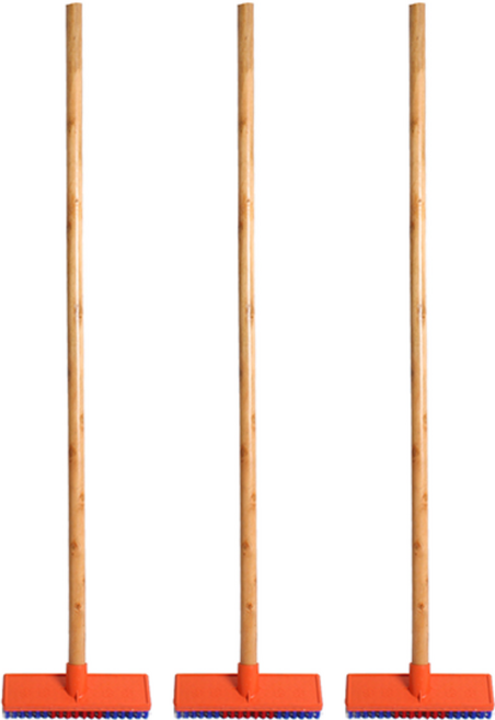 크린메이트 다목적 바닥 청소솔, 주황 + 파랑, 3개