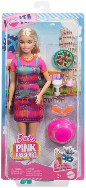 MATTEL 美泰兒 Barbie 芭比娃娃環遊世界遊戲組, 1組, 紫紅色