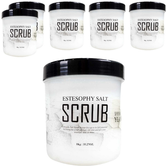에스테소피 솔트 솝 바디 스크럽 일랑일랑, 6개, 1kg