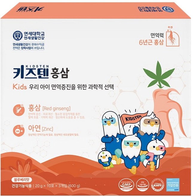 키즈텐 홍삼, 600g, 1개