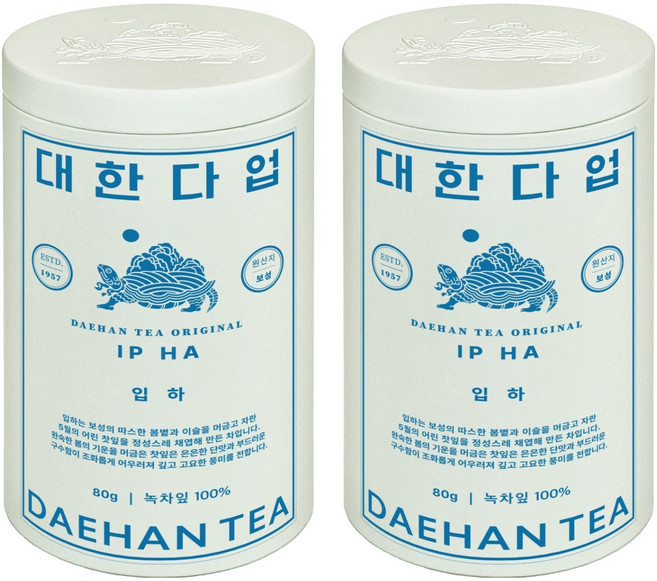 대한다업 1957 봉로녹차 입하, 80g, 1개입, 2개