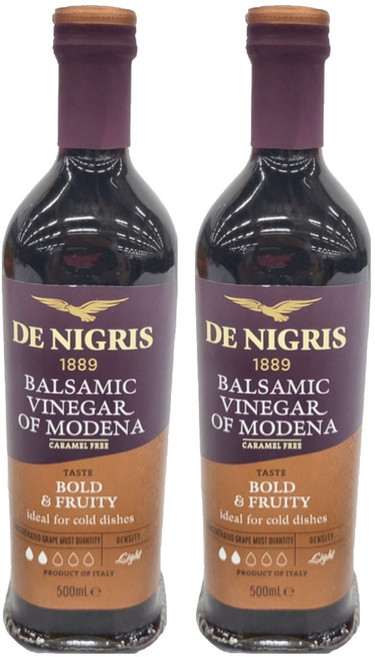 DE NIGRIS 德尼格斯 摩德納巴薩米克醋, 500ml, 2瓶