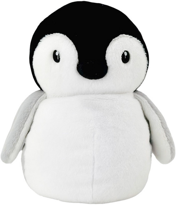 AllBeMine 歐比邁 呆呆企鵝手偶 DUMB PENGUIN, 黑色, 1個, 20cm