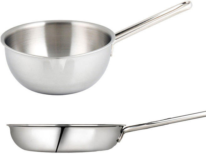 리빙글로리 에코 인덕션 통5중 프라이팬세트, 혼합색상, 멀티팟 18cm +  프라이팬 20cm, 1세트