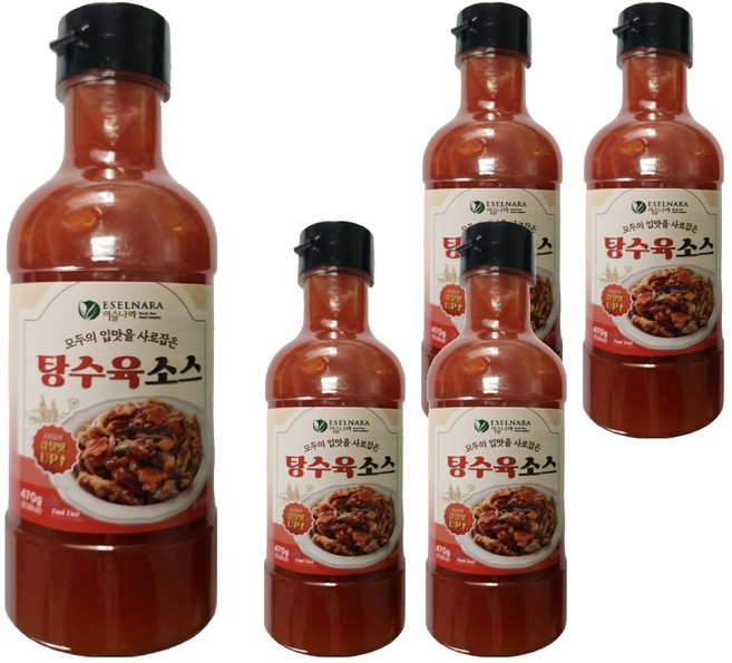 이슬나라 탕수육소스, 5개, 470g