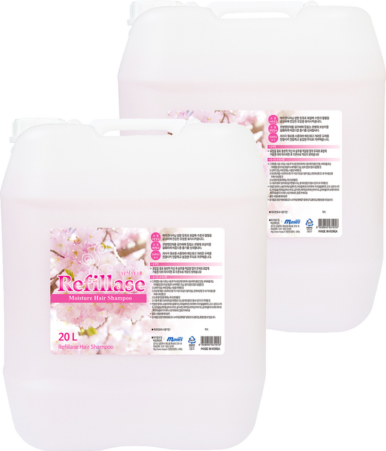 리필라제 모이스처 샴푸, 20L, 2개