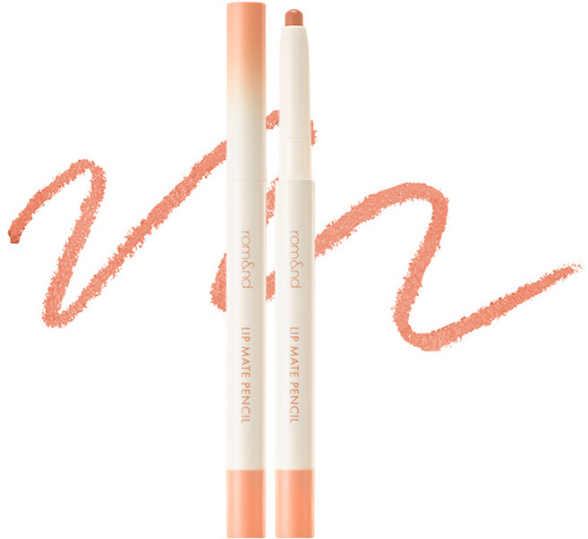 [비건뷰티] 롬앤 립 메이트 펜슬 0.5g, 01 텐더리 피치, 1개