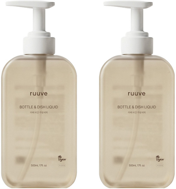 러베 젖병 주방세제, 2개, 500ml