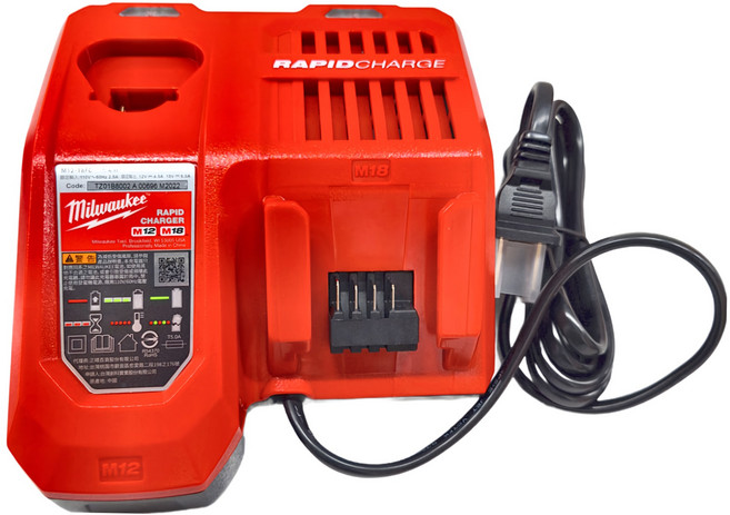 Milwaukee 美沃奇 台灣公司貨 M12TM與M18TM兩用快充充電器 150W M12-18FCTW 0.7kg, 1入, 1個