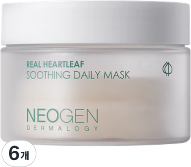 네오젠 더마로지 리얼 하트리프 수딩 데일리 마스크 180ml, 40매입, 6개 - 쿠팡