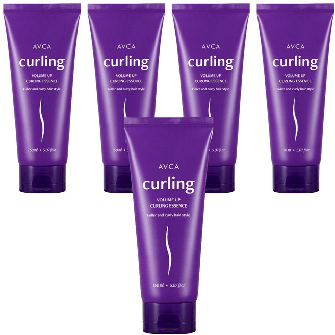 아브카 볼륨 업 컬링 헤어에센스, 5개, 150ml