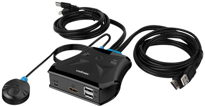 UNiCORN HDMI KVM 切換器, 1個, KVM-200HDMI