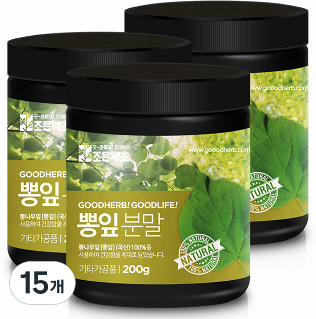 조은약초 뽕잎가루, 200g, 15개