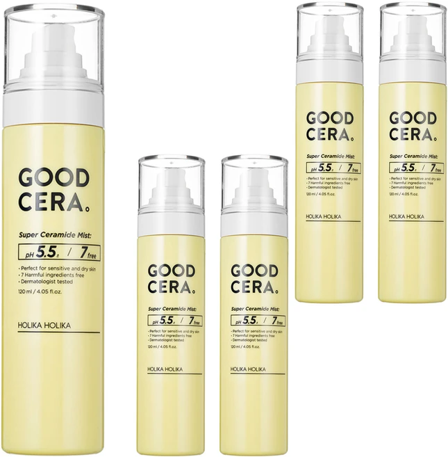 홀리카홀리카 굳세라 수퍼 세라마이드 미스트, 120ml, 5개 - 쿠팡