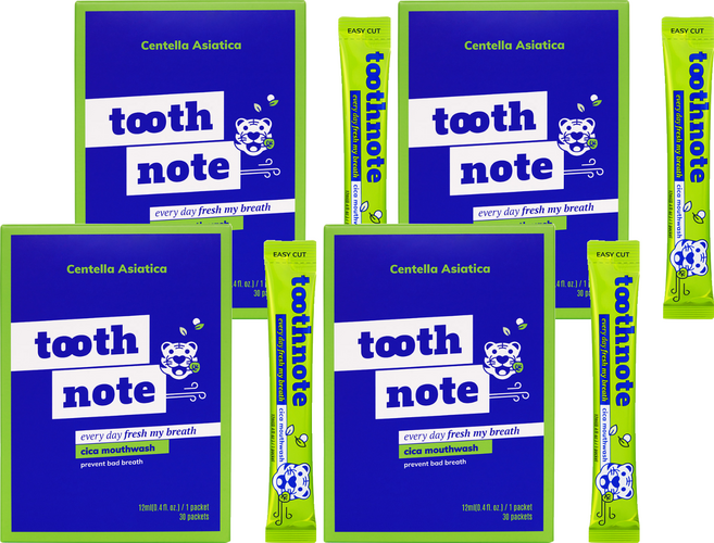 투스노트 시카 마우스 워시 일회용 구강청결제, 12ml, 120개