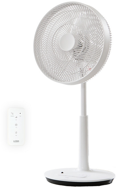 르젠 서큘레이터형 풋터치 리모컨 스탠드형 선풍기, LZEF-R132C(클라우드화이트)