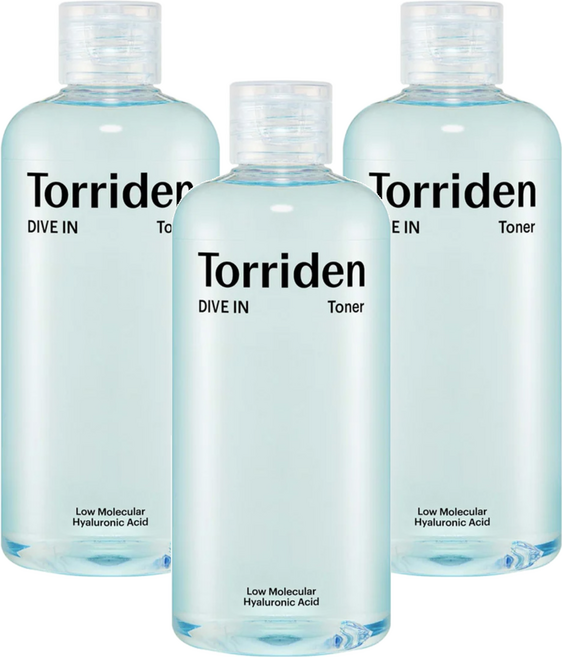Torriden 官方直營 5D微分子玻尿酸清爽保濕化妝水, 300ml, 3件