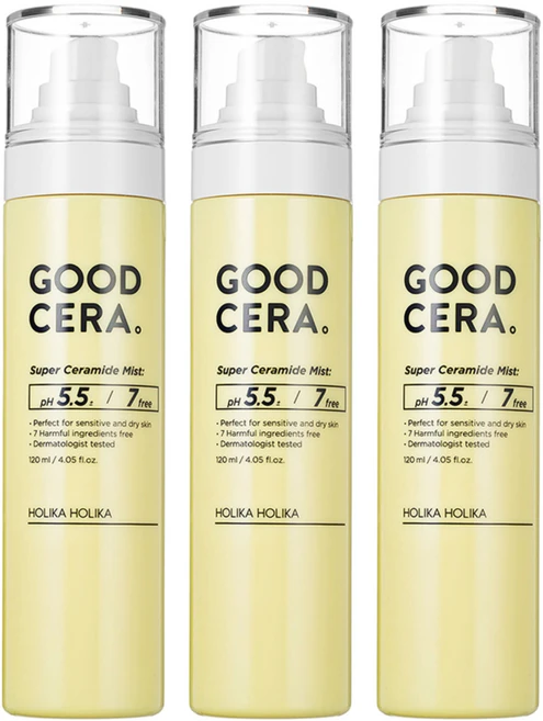 홀리카홀리카 굳세라 수퍼 세라마이드 미스트, 120ml, 3개 - 쿠팡