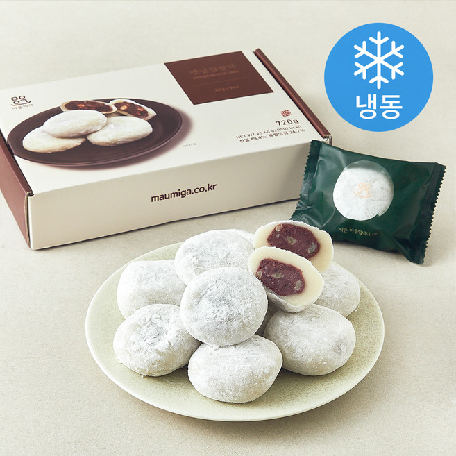 마음이가 찹쌀떡 (냉동), 80g, 9개입, 1개