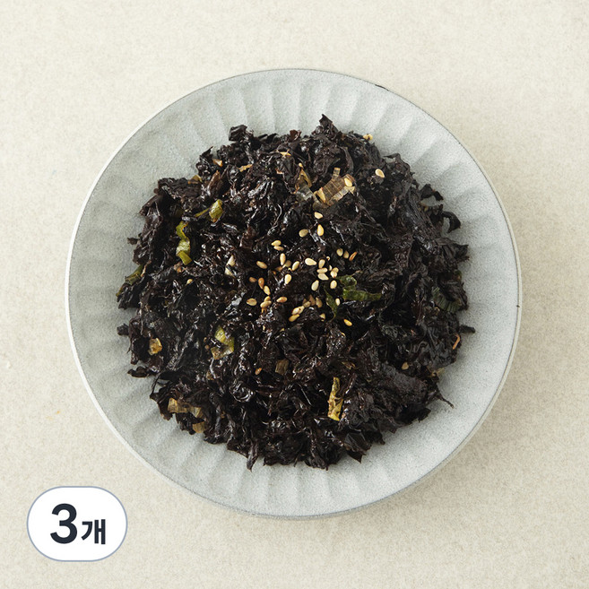 집반찬연구소 파래김무침, 3개, 100g