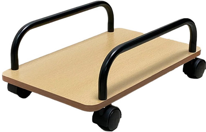 Best Life 雙管主機架 W24*D40*H15CM 台灣製造, 原木紋色, 1個