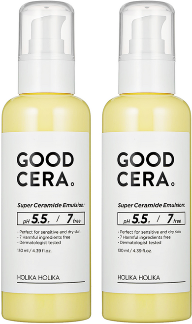홀리카홀리카 굳세라 수퍼 세라마이드 에멀젼, 130ml, 2개