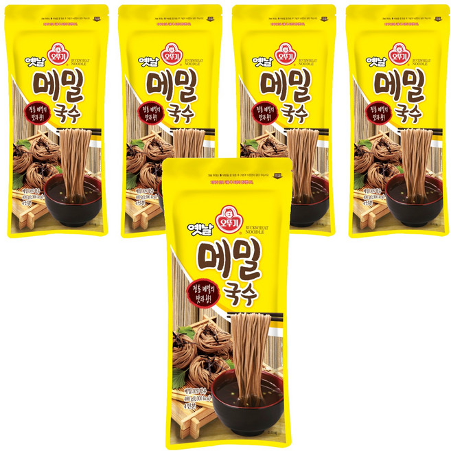 오뚜기옛날 메밀국수, 400g, 5개