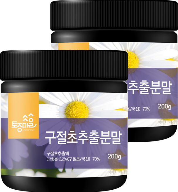 토종마을 구절초 추출분말, 2개, 200g