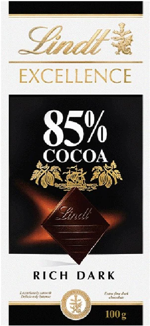 린트 엑설런스 85% 코코아 다크 초콜릿, 100g, 1개 - 쿠팡