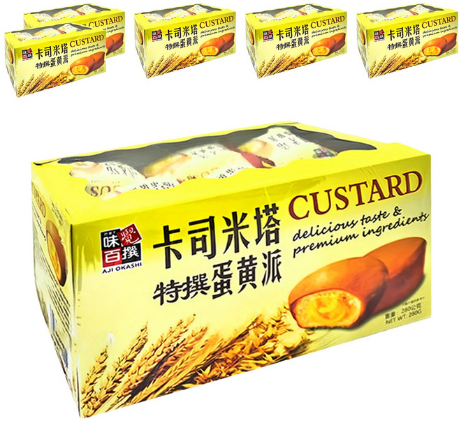 AJI OKASHI 味覺百撰 蛋黃派, 280g, 6盒